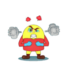 Egg head Family（個別スタンプ：36）