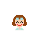 ボブで眼鏡な女子 リターンズ（個別スタンプ：2）