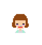 ボブで眼鏡な女子 リターンズ（個別スタンプ：3）