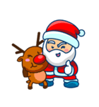 Funny Santa Claus（個別スタンプ：4）