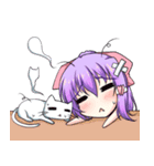 にゃ！リボン娘と猫の日常（個別スタンプ：13）