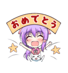 にゃ！リボン娘と猫の日常（個別スタンプ：36）