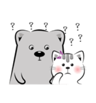 Cat-ty ＆ Bear-ry（個別スタンプ：3）