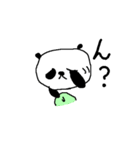 デカ文字シンプルパンダ Simple panda（個別スタンプ：15）