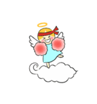 天使の落書き 笑顔でhappy♡（個別スタンプ：13）