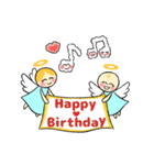 天使の落書き 笑顔でhappy♡（個別スタンプ：20）