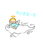天使の落書き 笑顔でhappy♡（個別スタンプ：21）