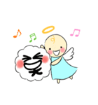 天使の落書き 笑顔でhappy♡（個別スタンプ：26）