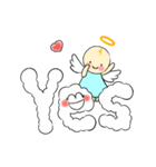 天使の落書き 笑顔でhappy♡（個別スタンプ：36）