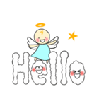 天使の落書き 笑顔でhappy♡（個別スタンプ：40）