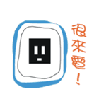 White face in my line-1（個別スタンプ：22）