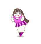 Pretty Chubby girl : Susie 2 (Eng)（個別スタンプ：27）