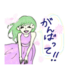フラワーガールのキュートスタンプ（個別スタンプ：7）