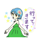 フラワーガールのキュートスタンプ（個別スタンプ：27）