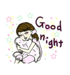 フラワーガールのキュートスタンプ（個別スタンプ：40）
