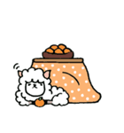 冬のアルパカごあいさつ（個別スタンプ：3）
