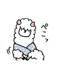 冬のアルパカごあいさつ（個別スタンプ：22）