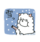冬のアルパカごあいさつ（個別スタンプ：32）
