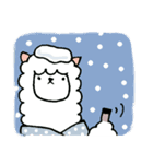 冬のアルパカごあいさつ（個別スタンプ：36）
