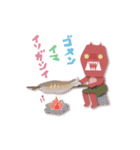 ほんのちょっと3Dなごぶりん（個別スタンプ：28）