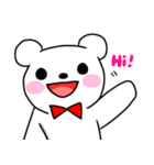 Bow tie Bear（個別スタンプ：1）