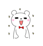 Bow tie Bear（個別スタンプ：7）