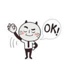 Clerk cat-the best clerk（個別スタンプ：6）