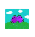 fat rice eggplant（個別スタンプ：8）