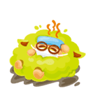 Sweet Cotton ♥︎ (顔文字)（個別スタンプ：34）