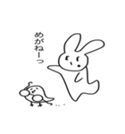 へんてこうさぎさん（個別スタンプ：21）