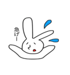 へんてこうさぎさん（個別スタンプ：30）