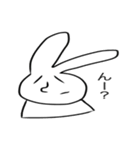 へんてこうさぎさん（個別スタンプ：35）