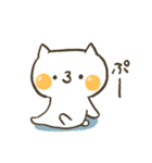 顔文字のねこ（個別スタンプ：18）