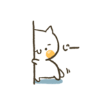 顔文字のねこ（個別スタンプ：28）