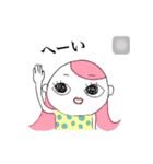 ピンク頭のガン見ちゃん2（個別スタンプ：13）