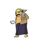 Myanmar Old Man - A Ba（個別スタンプ：11）