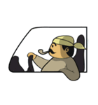 Myanmar Old Man - A Ba（個別スタンプ：13）