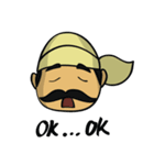 Myanmar Old Man - A Ba（個別スタンプ：23）