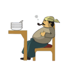 Myanmar Old Man - A Ba（個別スタンプ：33）