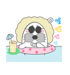 Cute seal-curly（個別スタンプ：4）