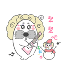 Cute seal-curly（個別スタンプ：20）