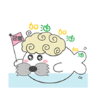 Cute seal-curly（個別スタンプ：25）