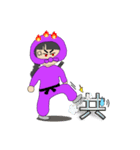 Purple Ninja（個別スタンプ：13）