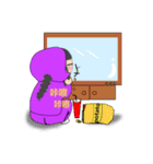 Purple Ninja（個別スタンプ：21）