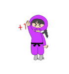 Purple Ninja（個別スタンプ：23）