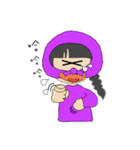 Purple Ninja（個別スタンプ：32）