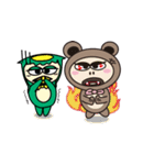 BubbleBear V.S. TinyKappa（個別スタンプ：17）