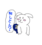 ウサ犬とペペっちのアクの強い播州弁（個別スタンプ：5）