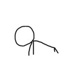 某人間（韓国語）（個別スタンプ：34）