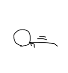 某人間（韓国語）（個別スタンプ：35）